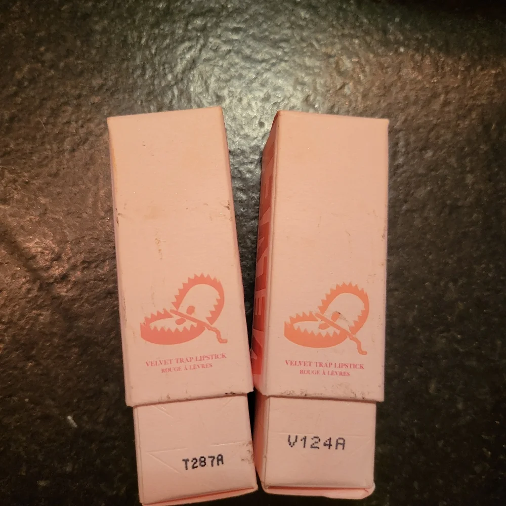 LOT OF TWO Nudist Colony & Celebrity Skin Jeffree Star Velvet Trap Lipstick NEW